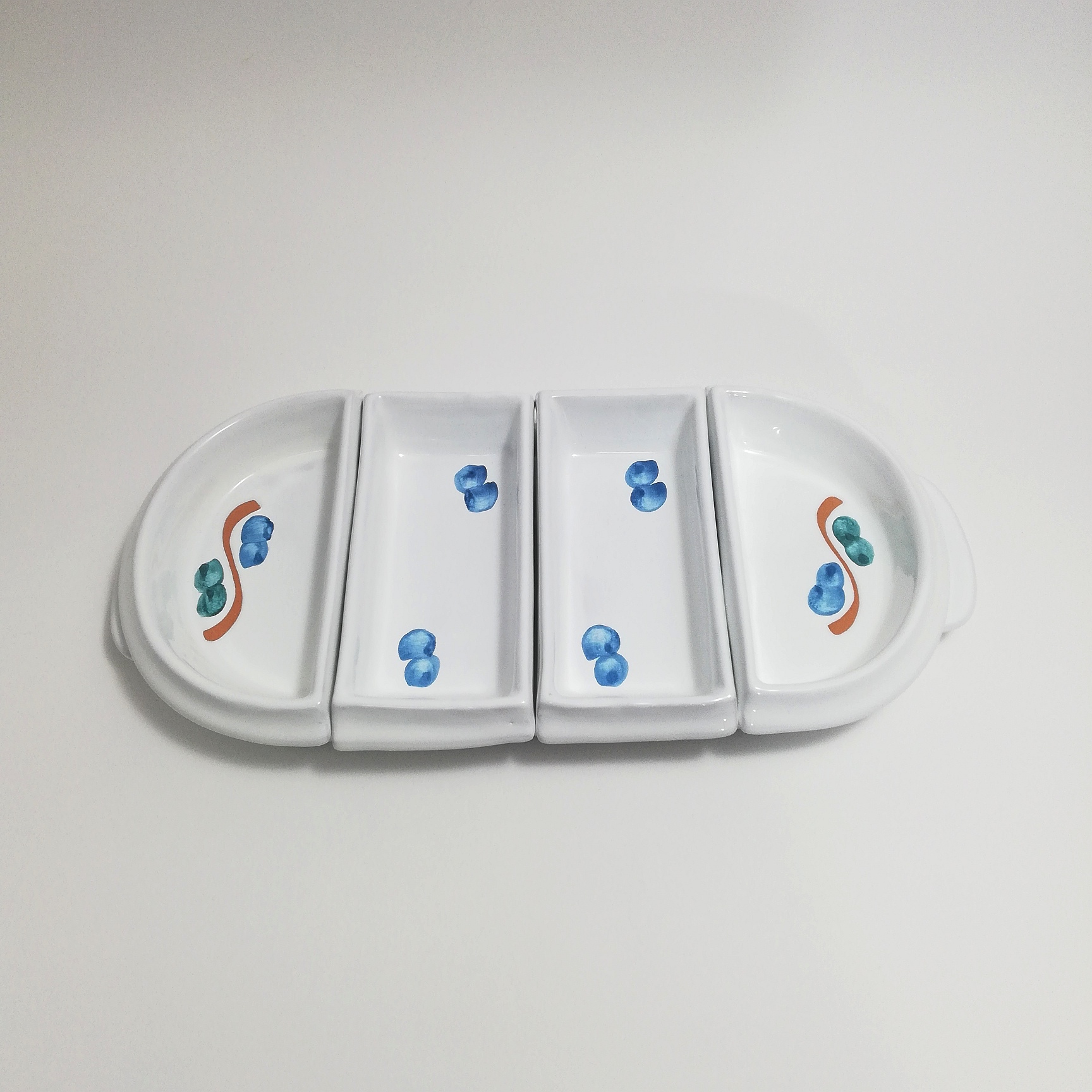 Antipastiera Rettangolare 4 Vaschette cm.37x18 - immagine 2