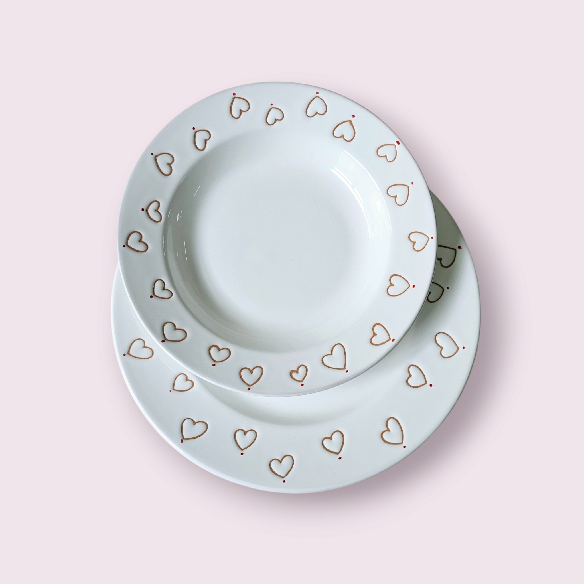 Servizio Piatti Cuori Ø 28cm