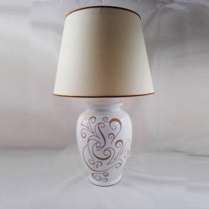 Lampada Stilizzata Bianca cm.30
