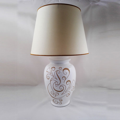 Lampada Stilizzata Bianca cm.30
