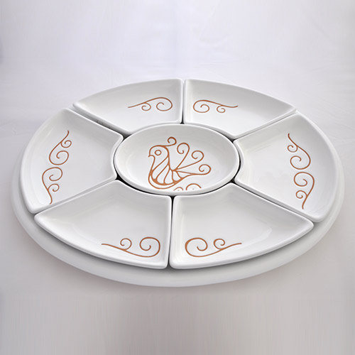Antipastiera Ovale - Set 8 pezzi