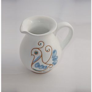 Boccale da 1/2 litro pavoncella azzurra