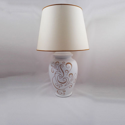 Lampada Stilizzata Bianca cm.30 - immagine 2