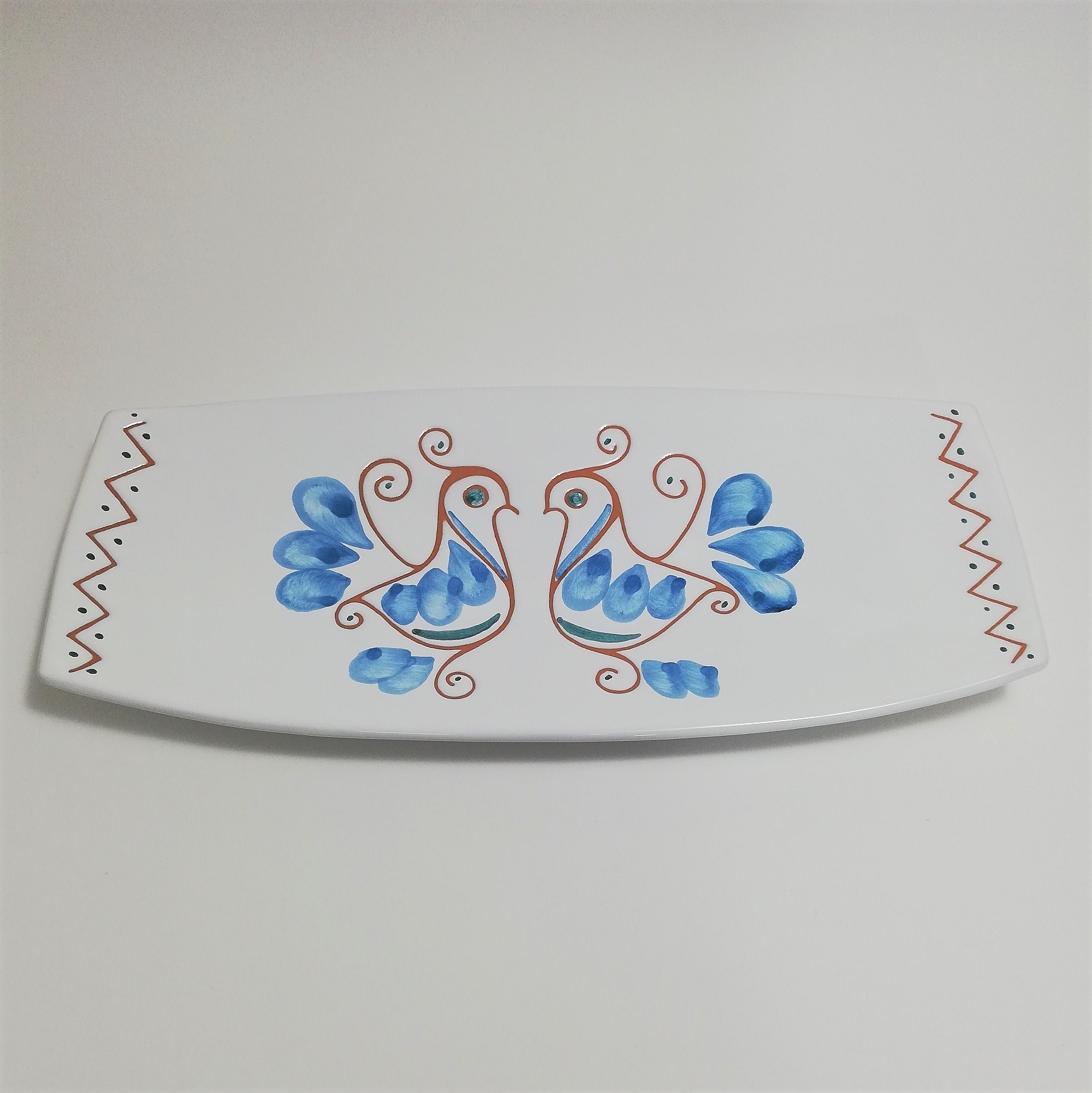 Piatto Sushi cm. 40 x 20 Azzurro