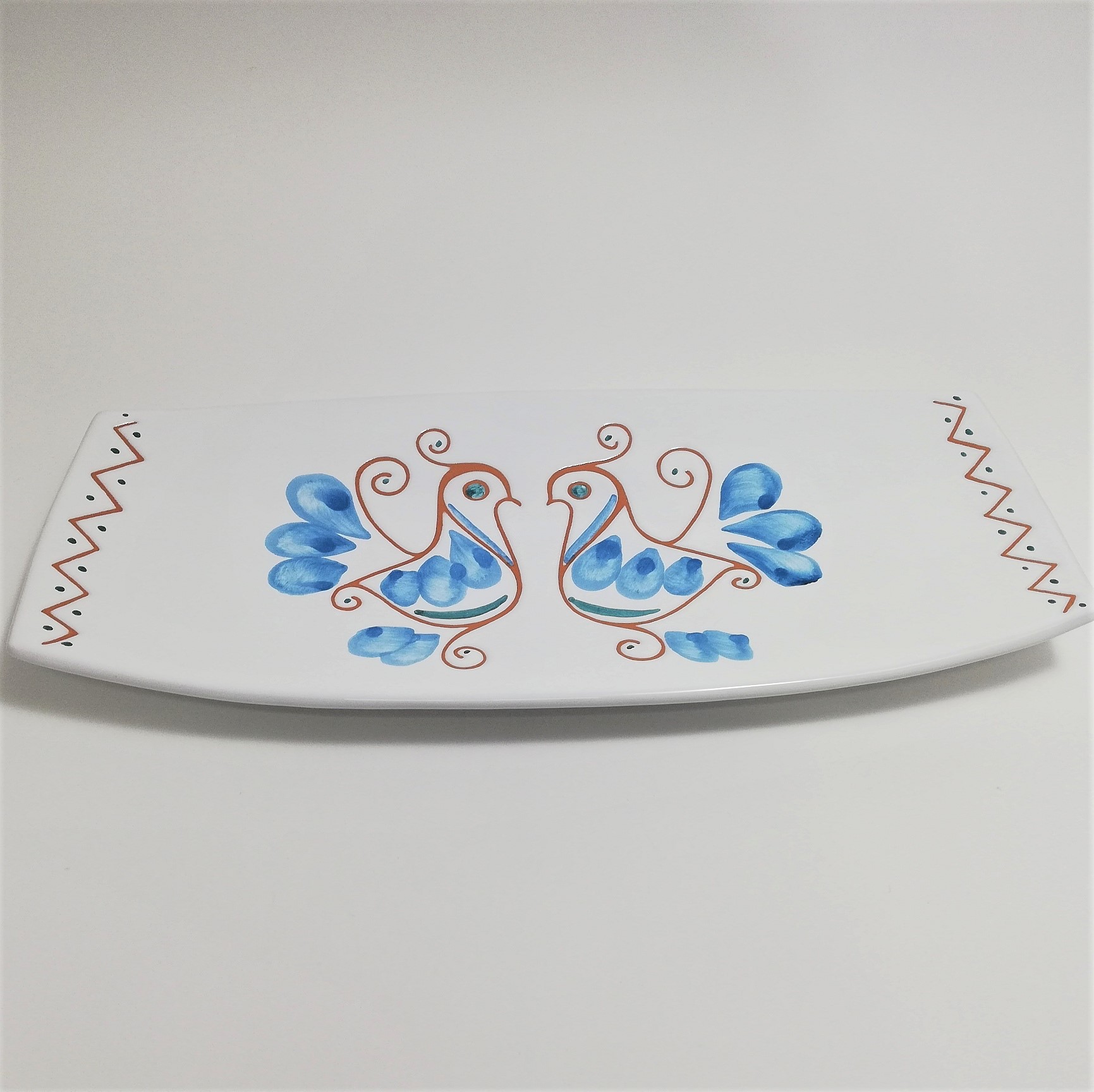 Piatto Sushi cm. 40 x 20 Azzurro - immagine 2