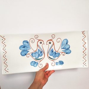 Vassoio Rettangolare Ondulato cm.47x21