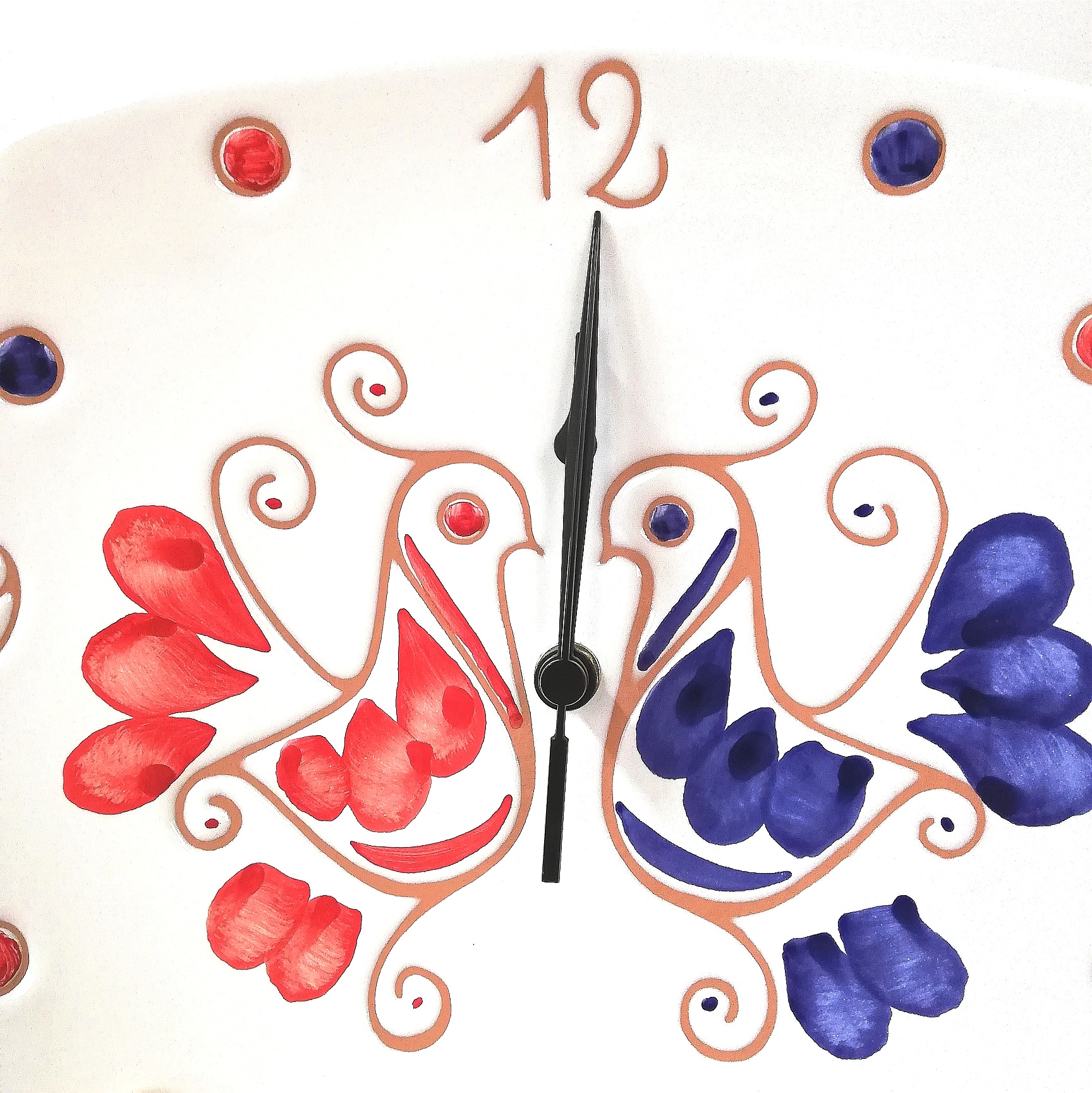 Orologio Quadrato cm.25 - immagine 2