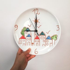 Orologio Tondo cm.25 Paesaggio