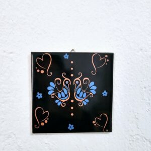 Quadretto Pavoncella Black